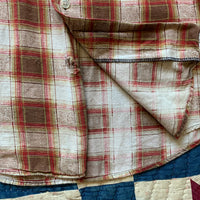 1960's/70's Woodchopper Plaid Printed Flannel Shirt Medium