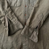 1940’s WWII US Army Wool Service Shirt with Theatre Made 2nd Infantry Patch S/M