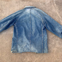 1930’s Two Pocket Raglan Denim Chore Coat