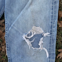 1960's Half Selvedge Button Fly Lee Riders Jeans 30.5" Waist