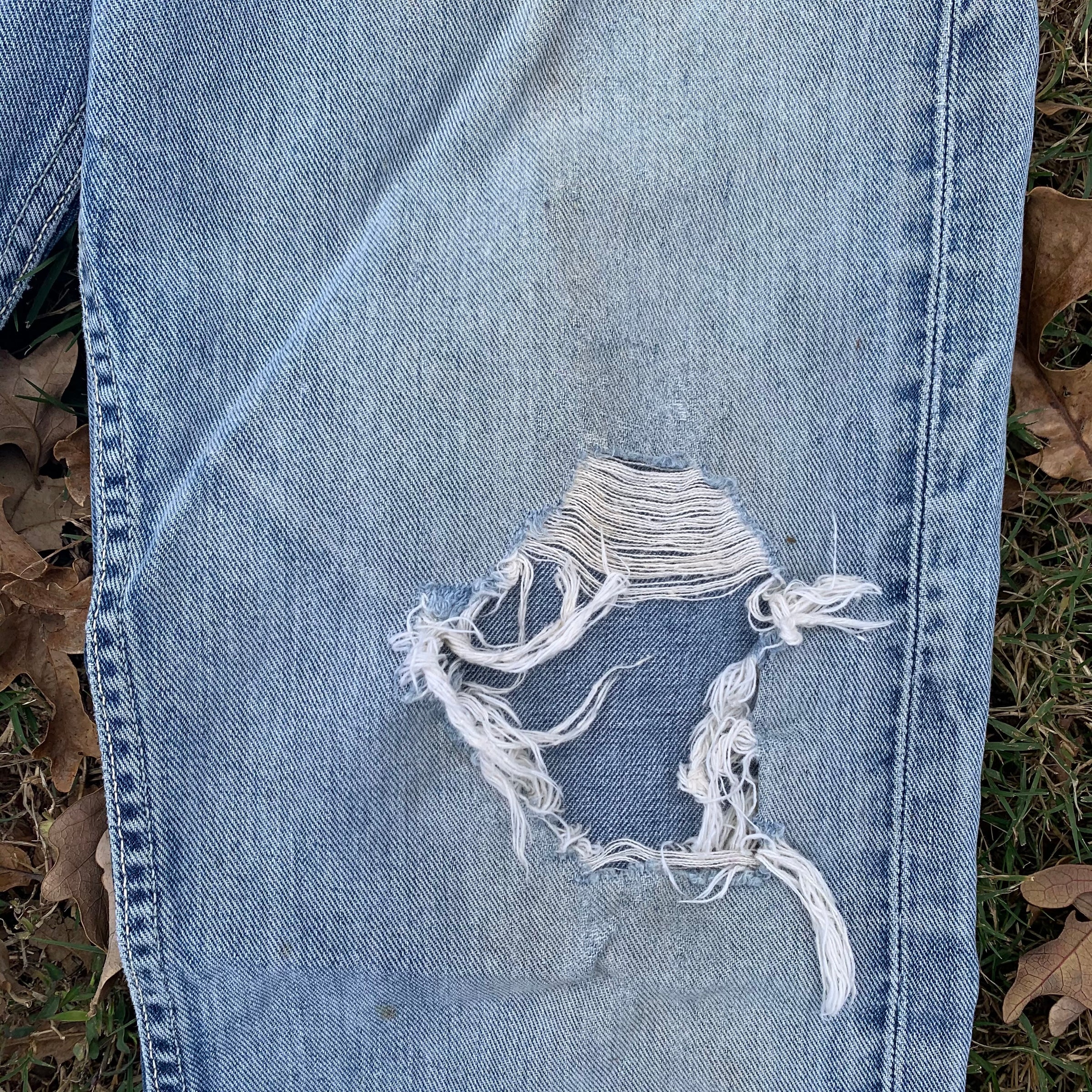 1960's Half Selvedge Button Fly Lee Riders Jeans 30.5" Waist