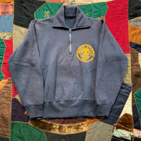 Late 1940’s US Navy Flock Print 1/4 Zip Sweatshirt