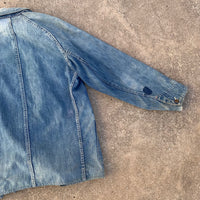 1930’s Two Pocket Raglan Denim Chore Coat