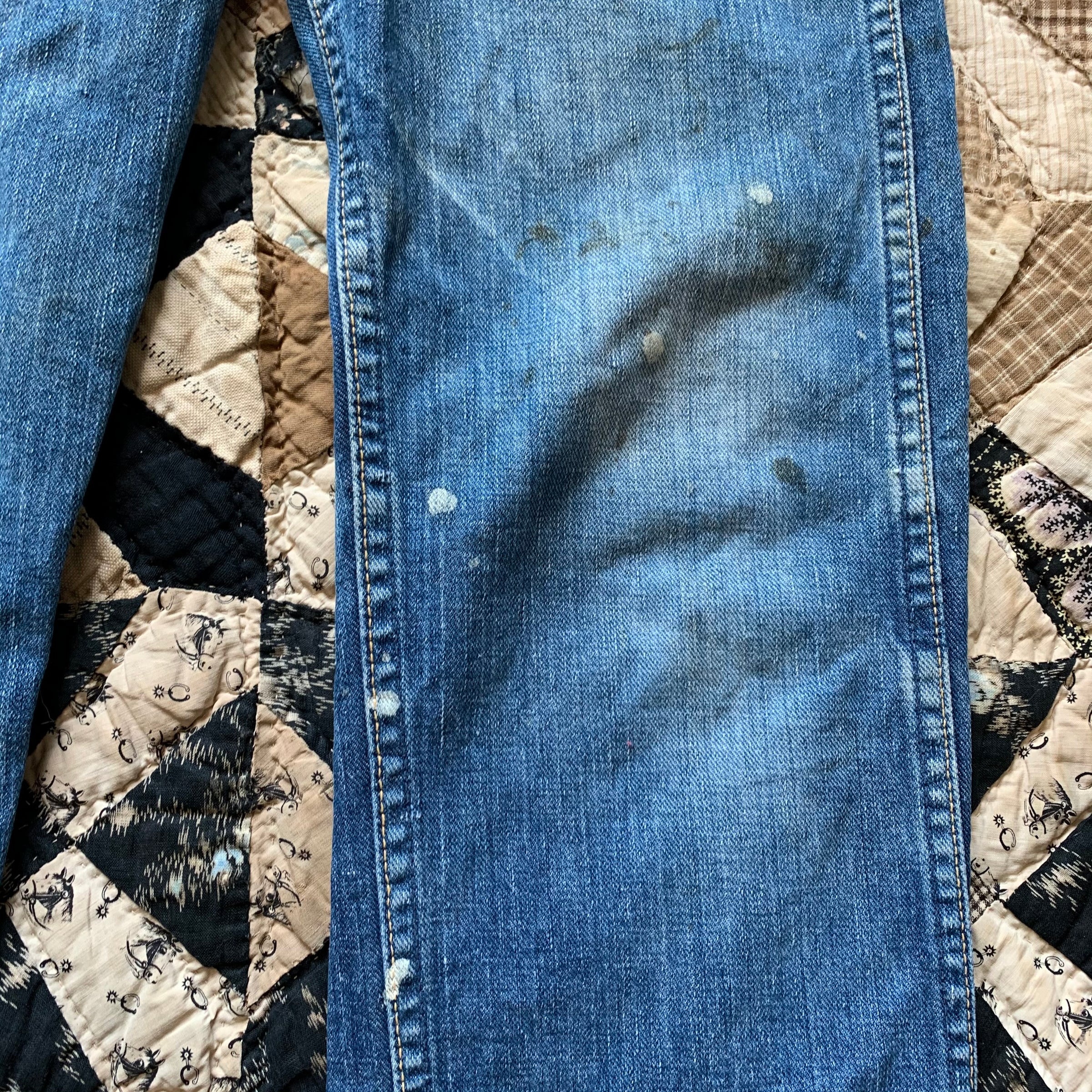 1950's Wrangler Blue Bell Sanforized Denim Jeans 26" x 29"