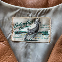 1960's Deerskin Leather Jacket Medium