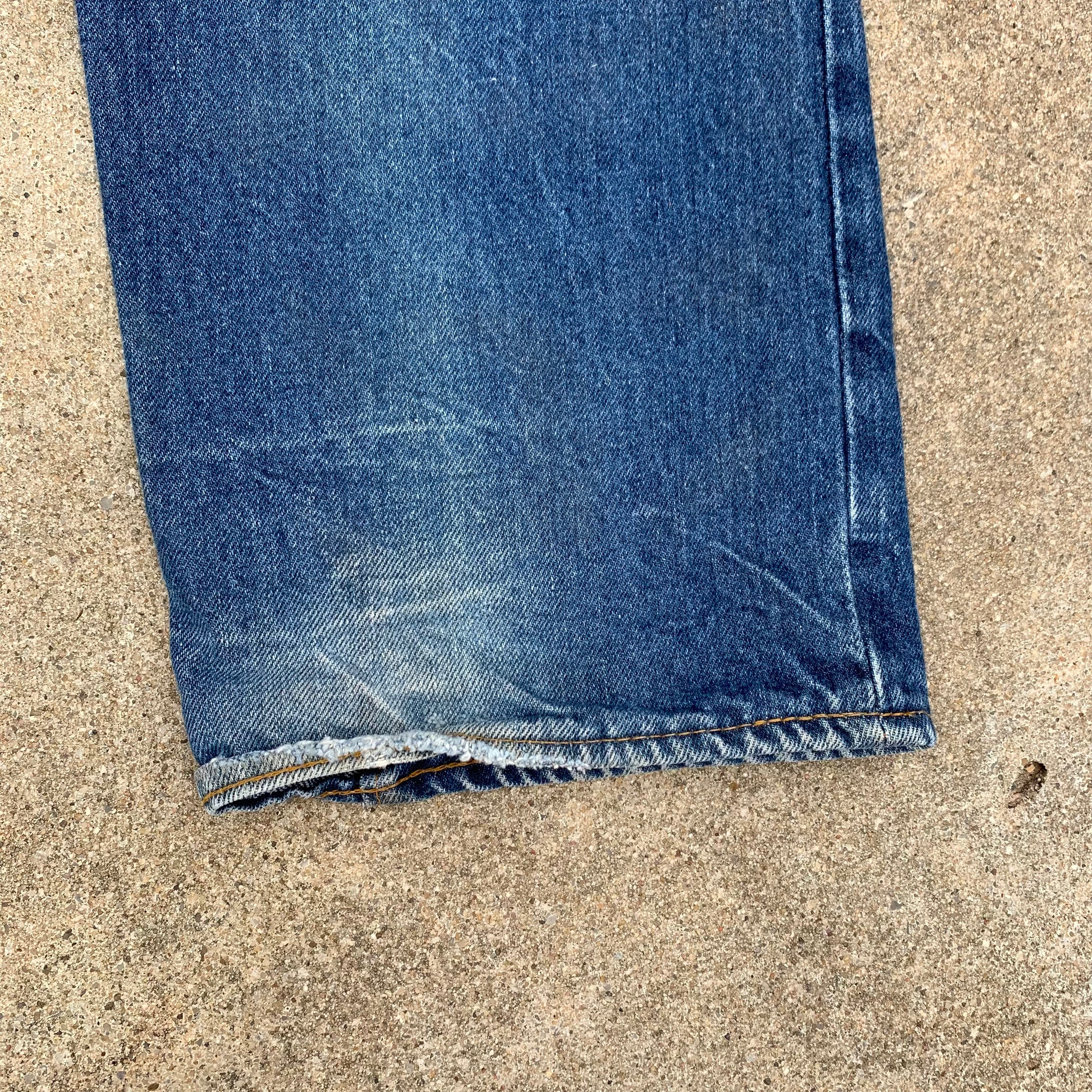 1980’s Levi’s 501 Redline Selvedge Denim Jeans 33” x 30.5”