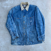 1950's Long L Lee 81-LJ Blanket Lined Denim Chore Coat 42 Regular