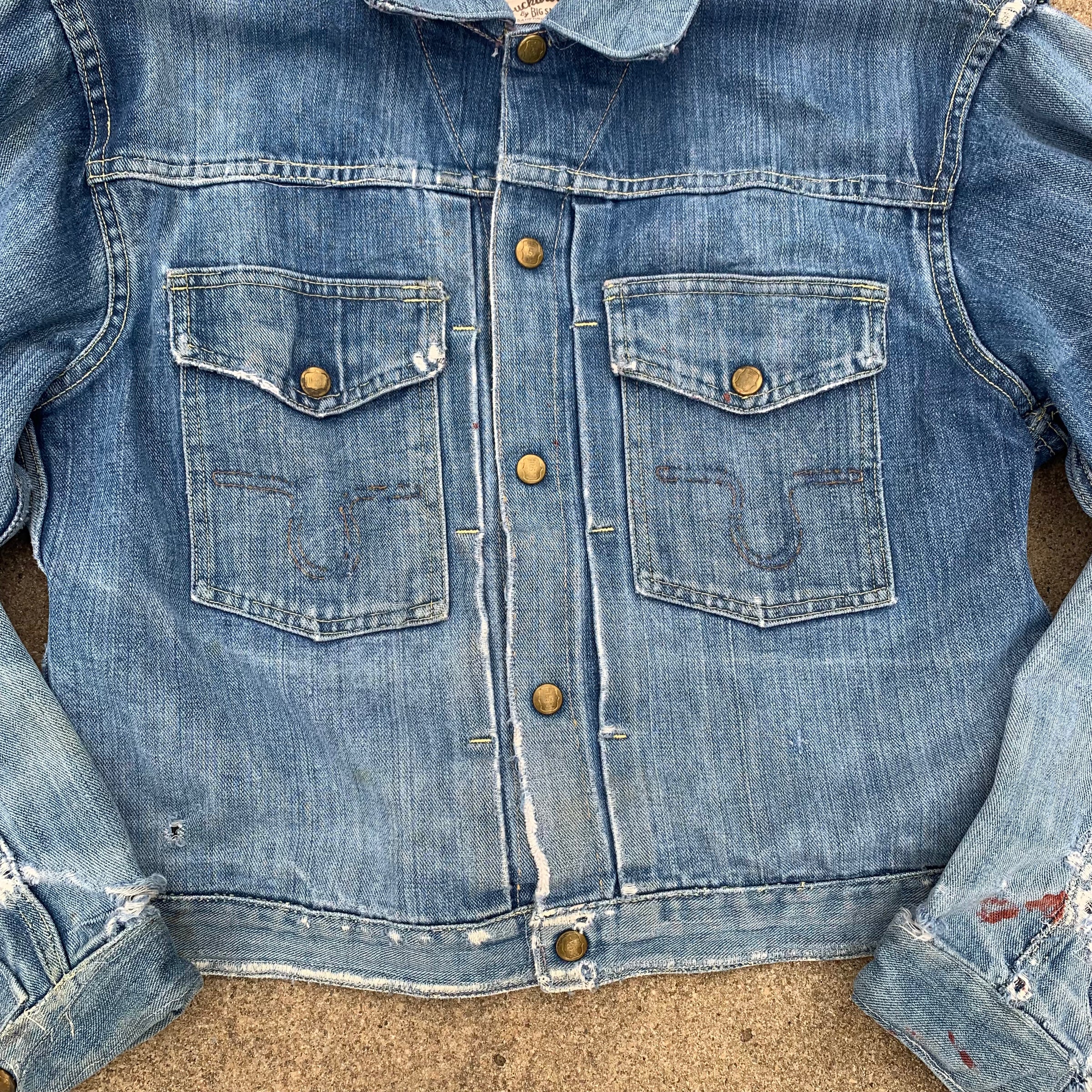 1950’s Buckaroo Big Smith Type 2 Style Denim Jacket 23” Chest