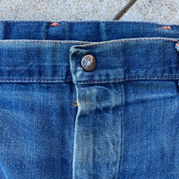 Late 40s Repaired Big Mac Jeans 35” x 29”
