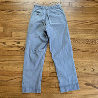 1950’s Grey Fly’s Army Cloth Work Pants 27” x 30.5”