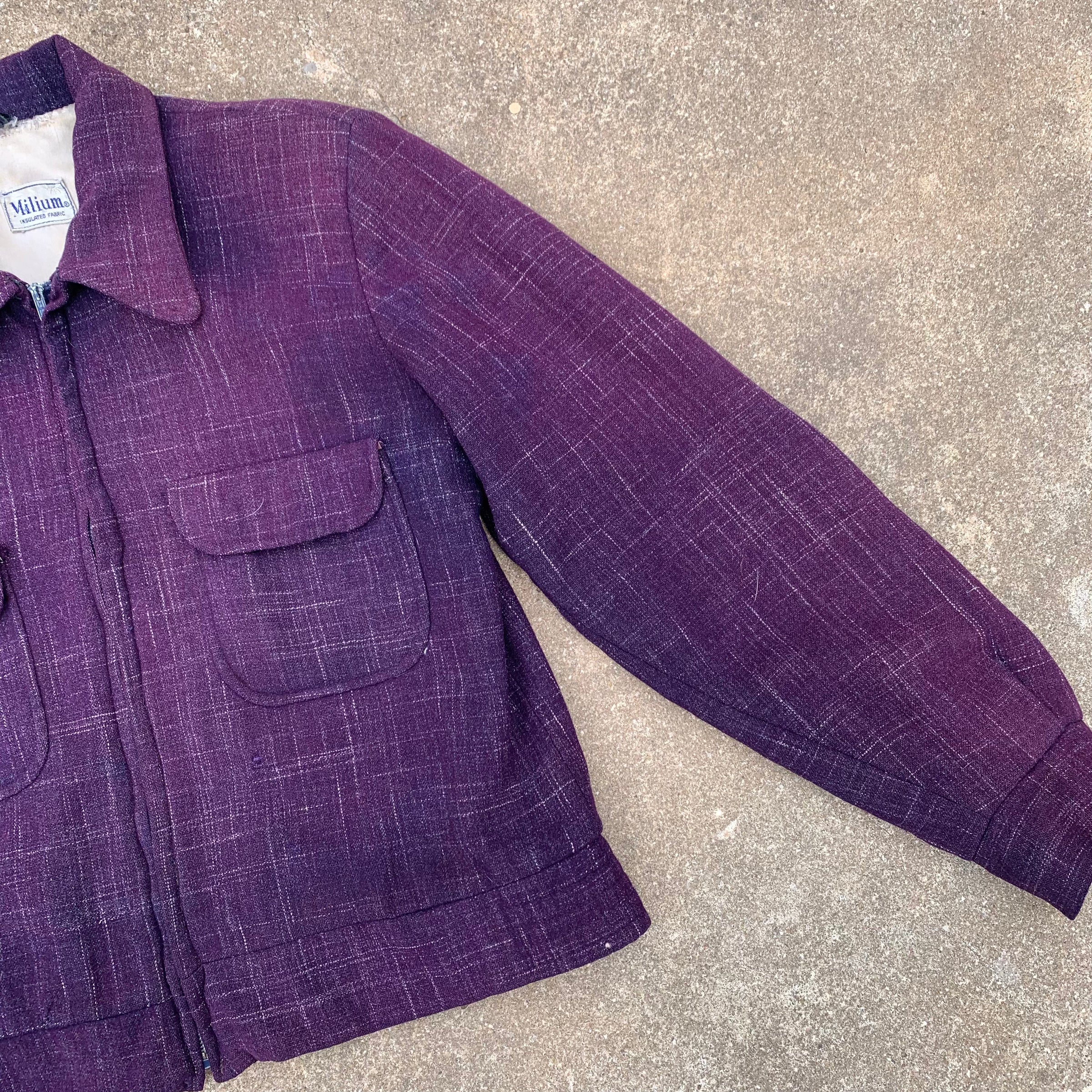 1950’s Purple Gabardine Ricky Jacket Small