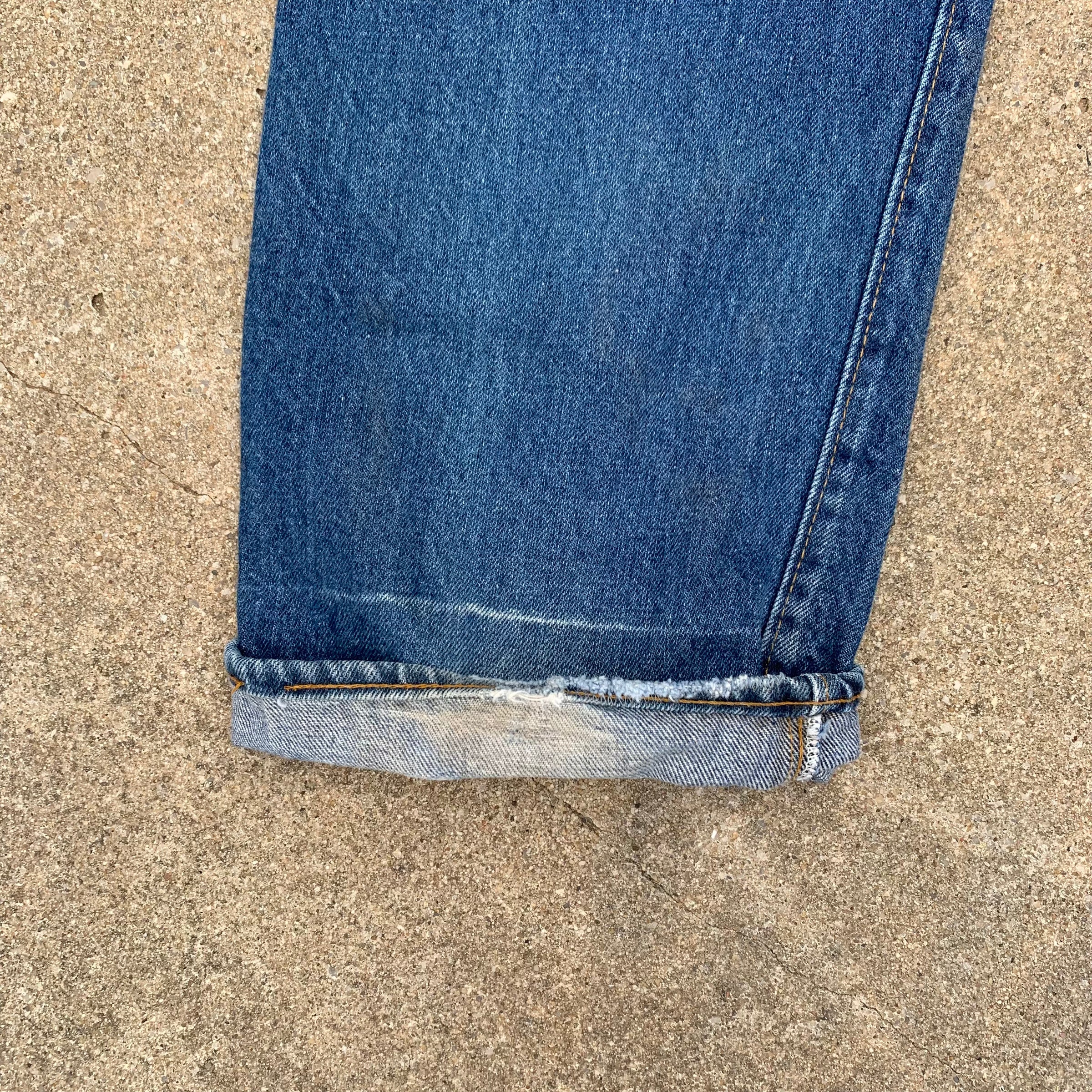 1980’s Levi’s 501 Redline Selvedge Denim Jeans 33” x 30.5”
