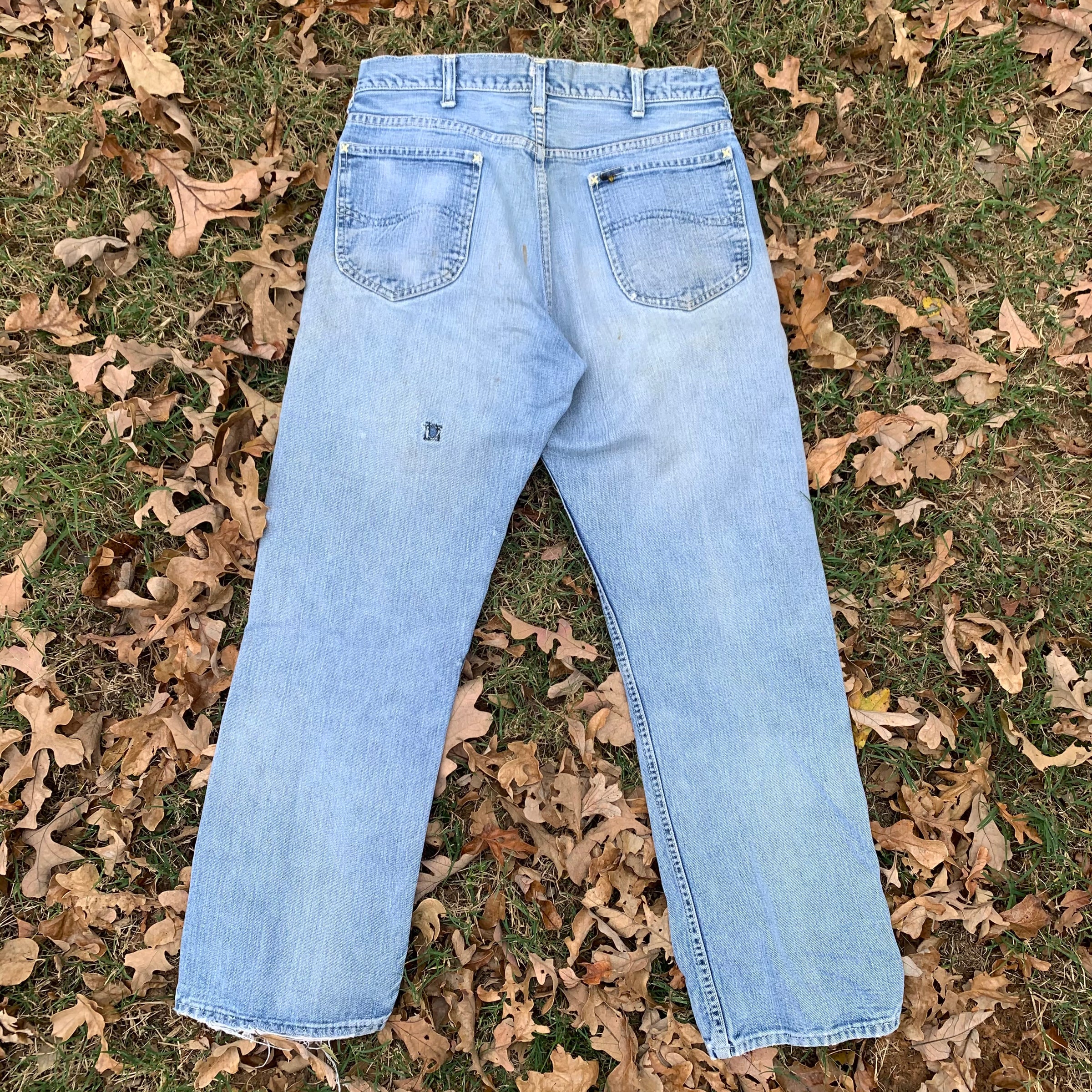 1960's Half Selvedge Button Fly Lee Riders Jeans 30.5" Waist