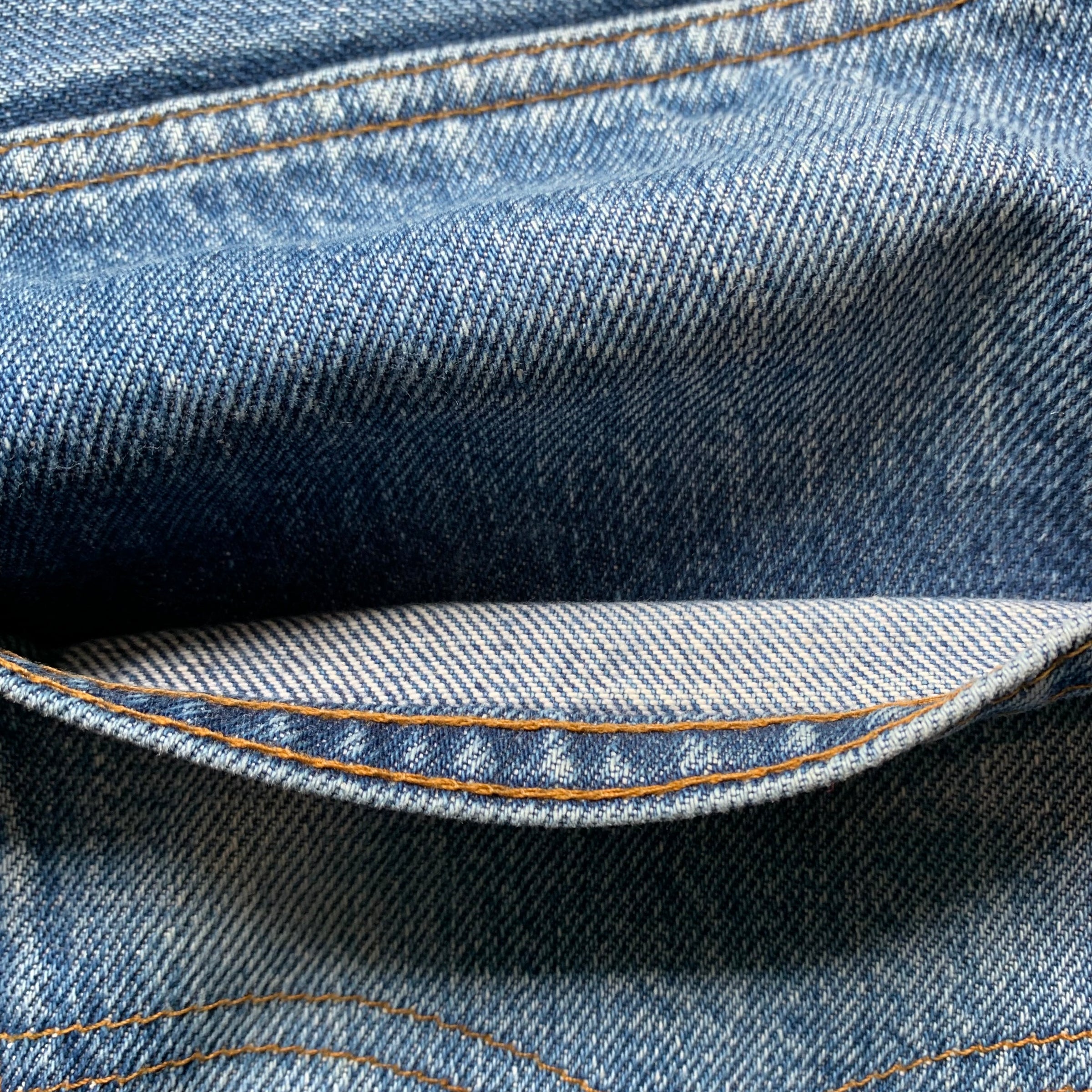 1980's Faded Levi's 501 Selvedge Redline Denim Jeans 38" x 29"