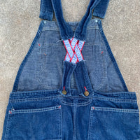 1950’s Fly’s Low-back Denim Overalls 36" x 31.5"