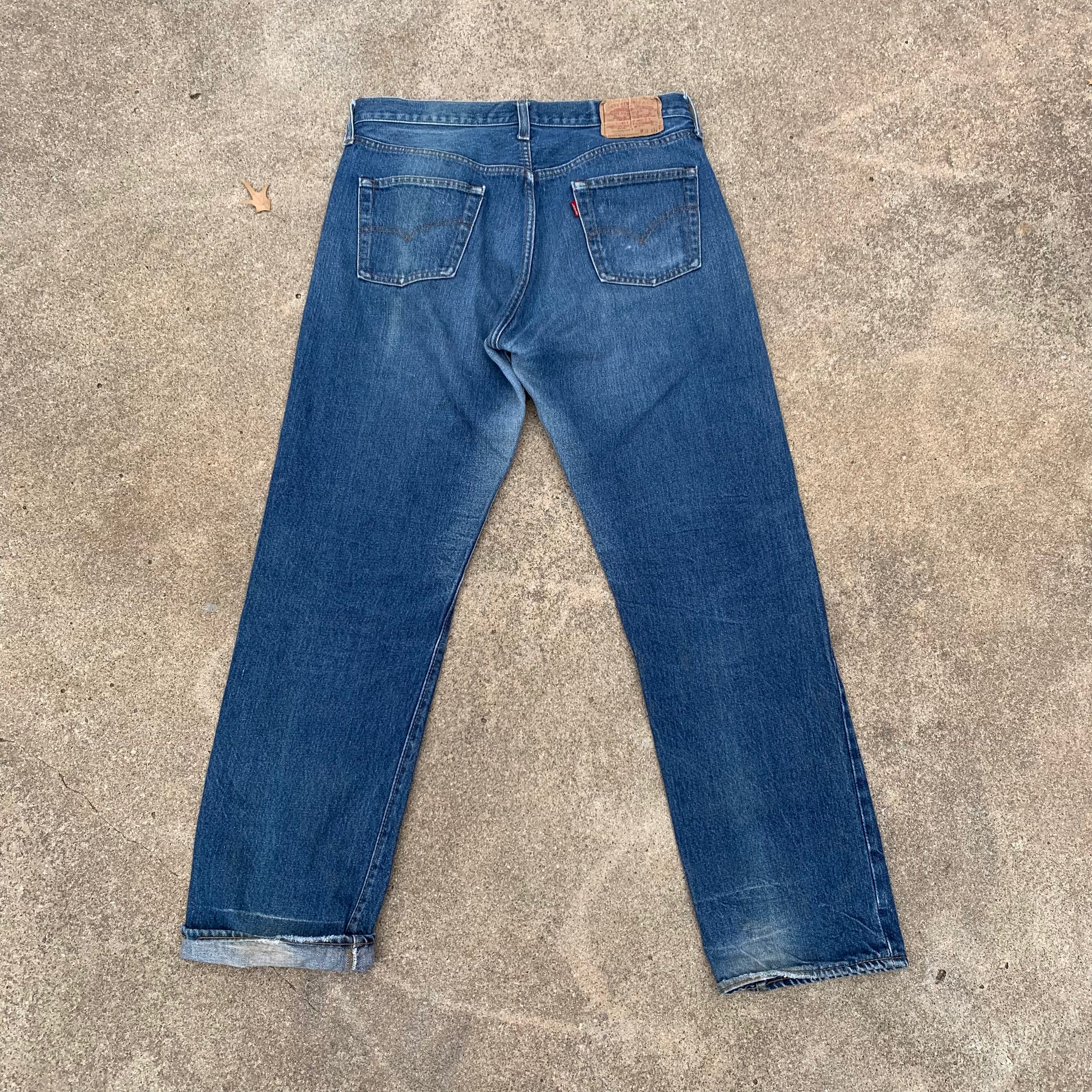 1980’s Levi’s 501 Redline Selvedge Denim Jeans 33” x 30.5”
