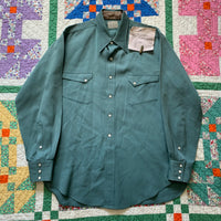 1930’s Levi’s DeLuxe Western Gabardine Shirt Large