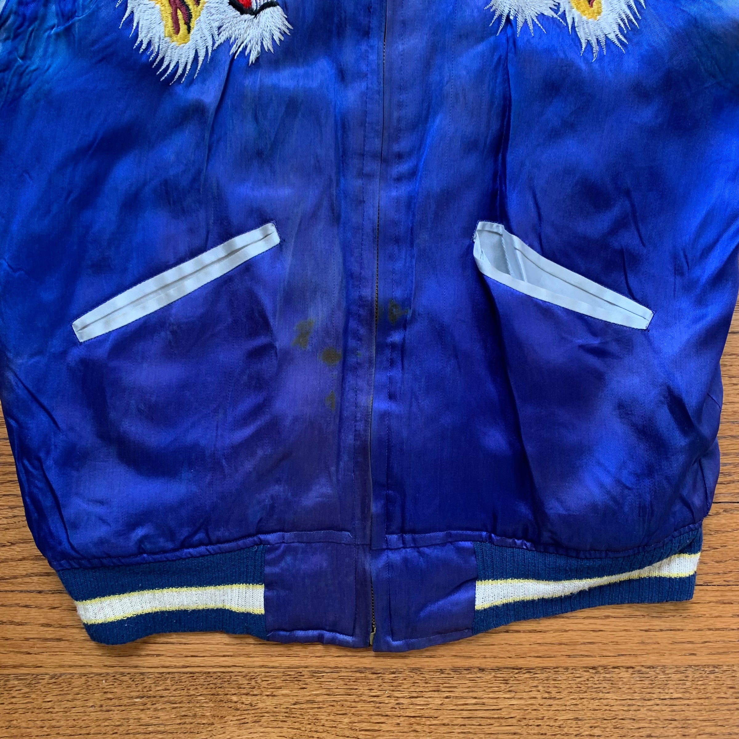 1950's Korean War Era Silk Souvenir Jacket S/M