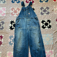 1940's/50's Allen 8oz Sanforized Denim Overalls 37" x 30"