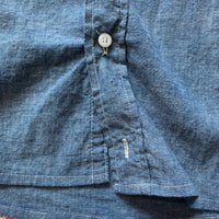 1950's Washington Dee Cee Sanforized Chambray Work Shirt XL