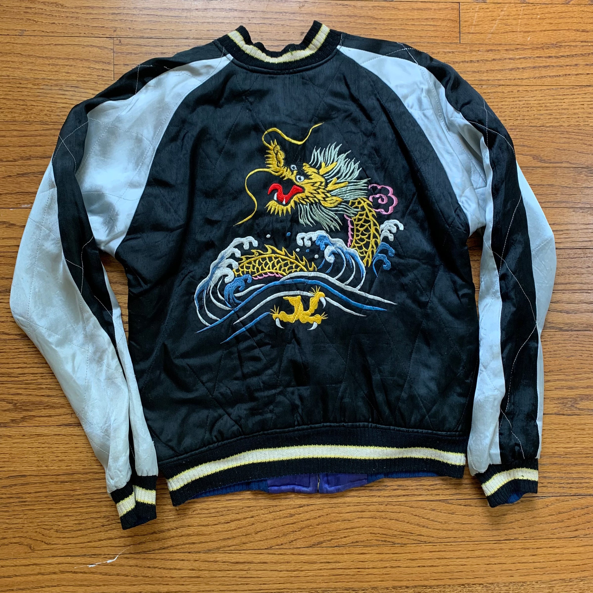 1950's Korean War Era Silk Souvenir Jacket S/M