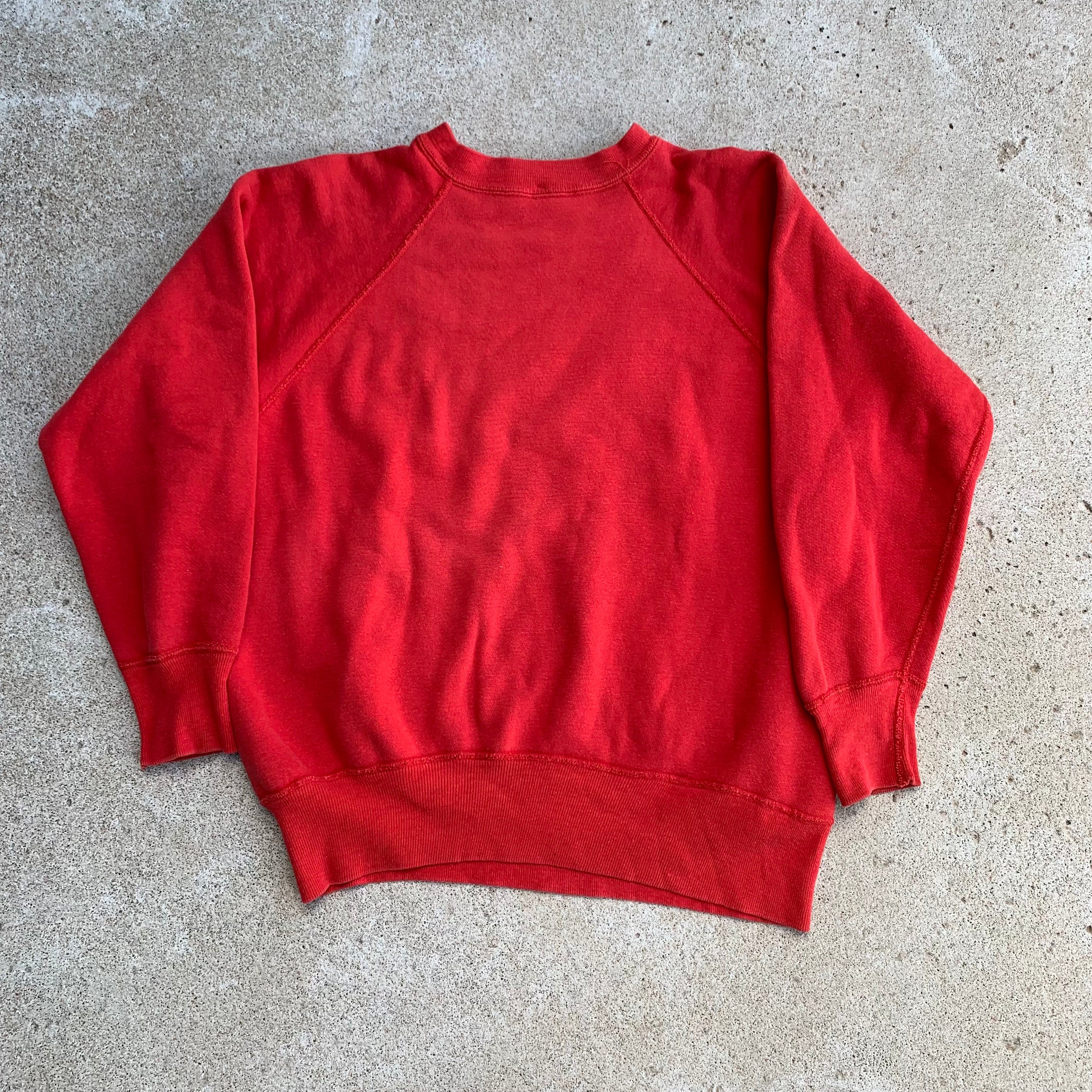 1960's Faded Red NOJC Mavericks Crewneck Sweatshirt Medium