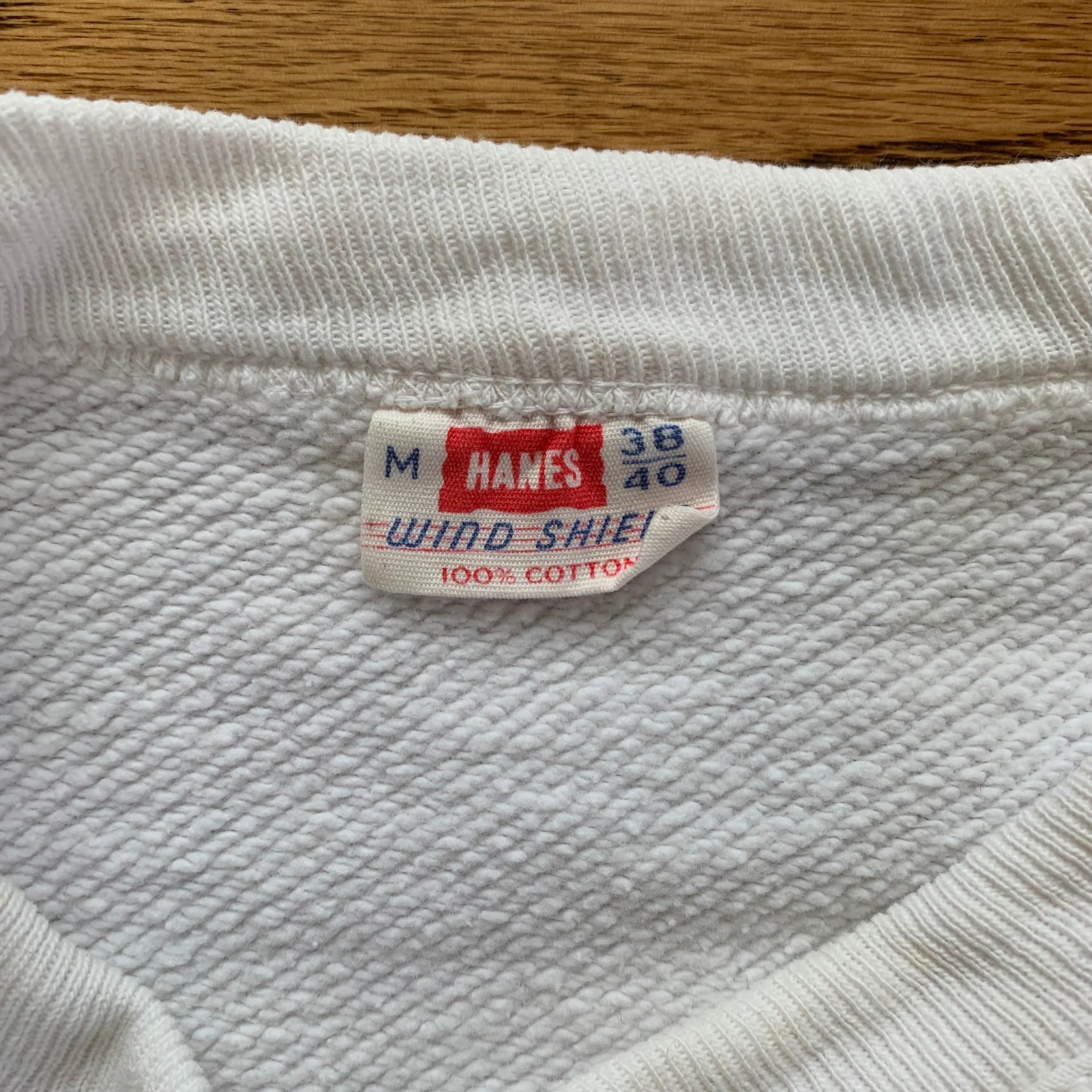 1950’s Hanes Windshield Raglan Sweatshirt with Military Patches Small