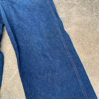 1940’s Donut Button Denim Carpenter Pants 34” x 31”