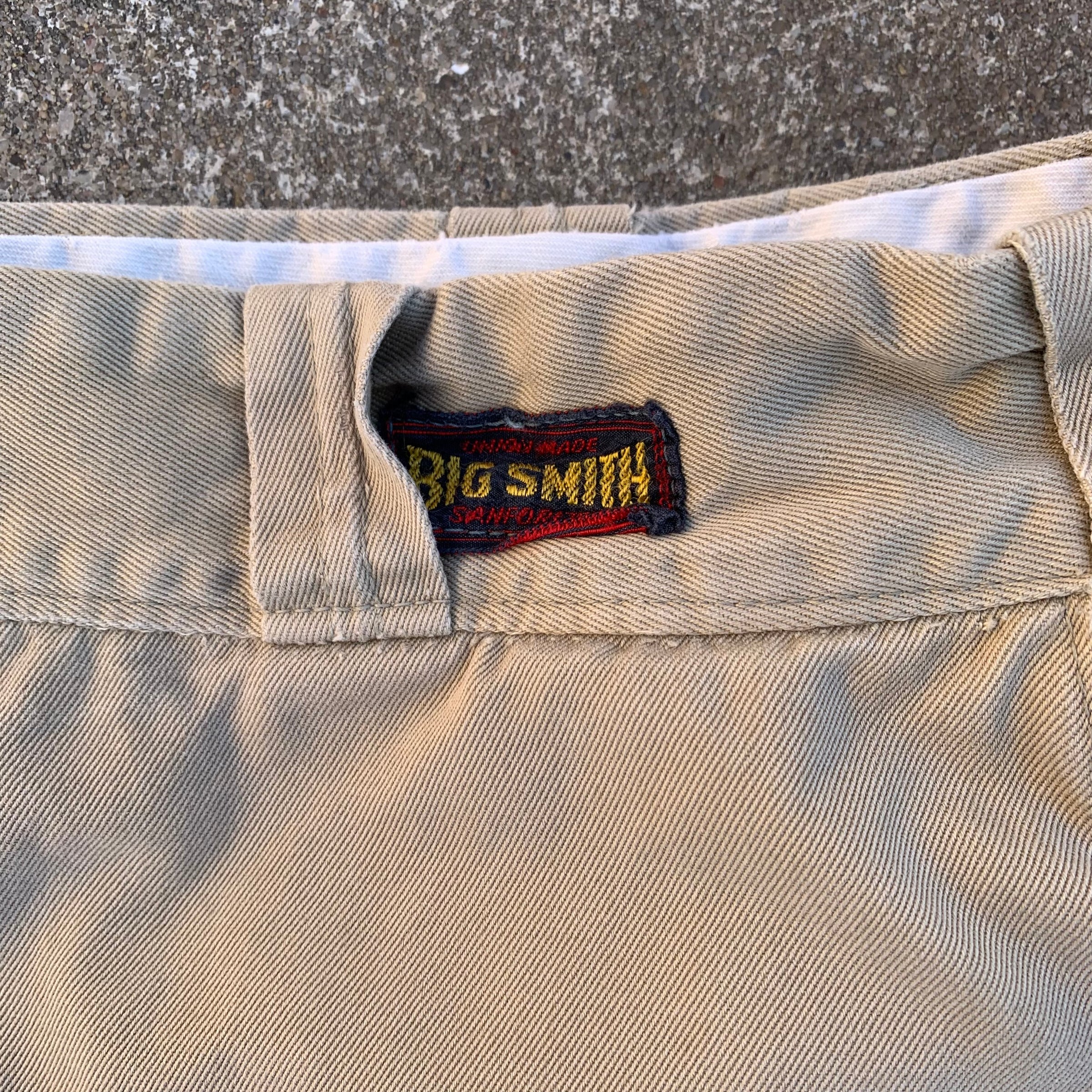 1950’s Big Smith Khaki Work Pants 36” x 28.5”