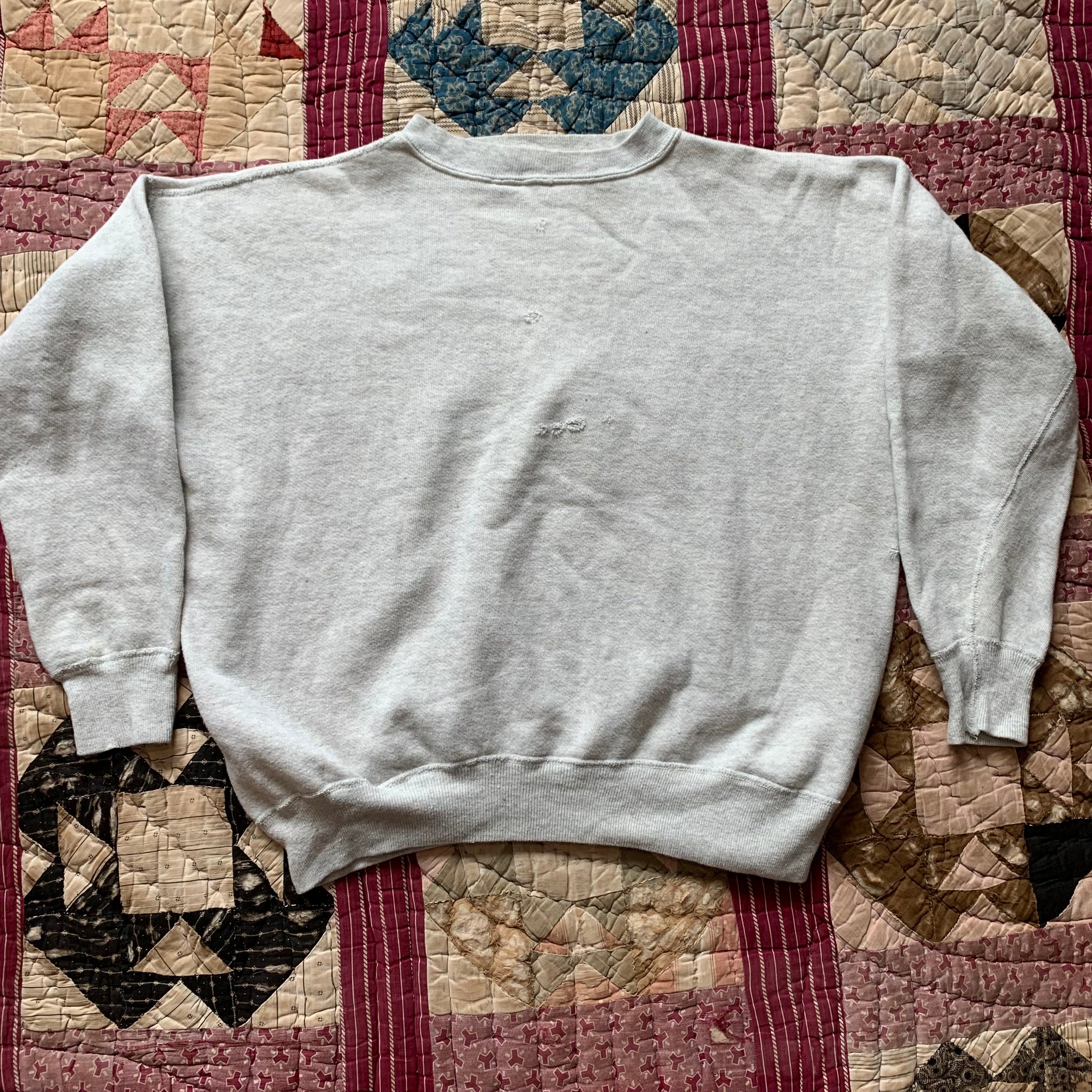 1950's Heather Grey Crewneck Sweatshirt M/L