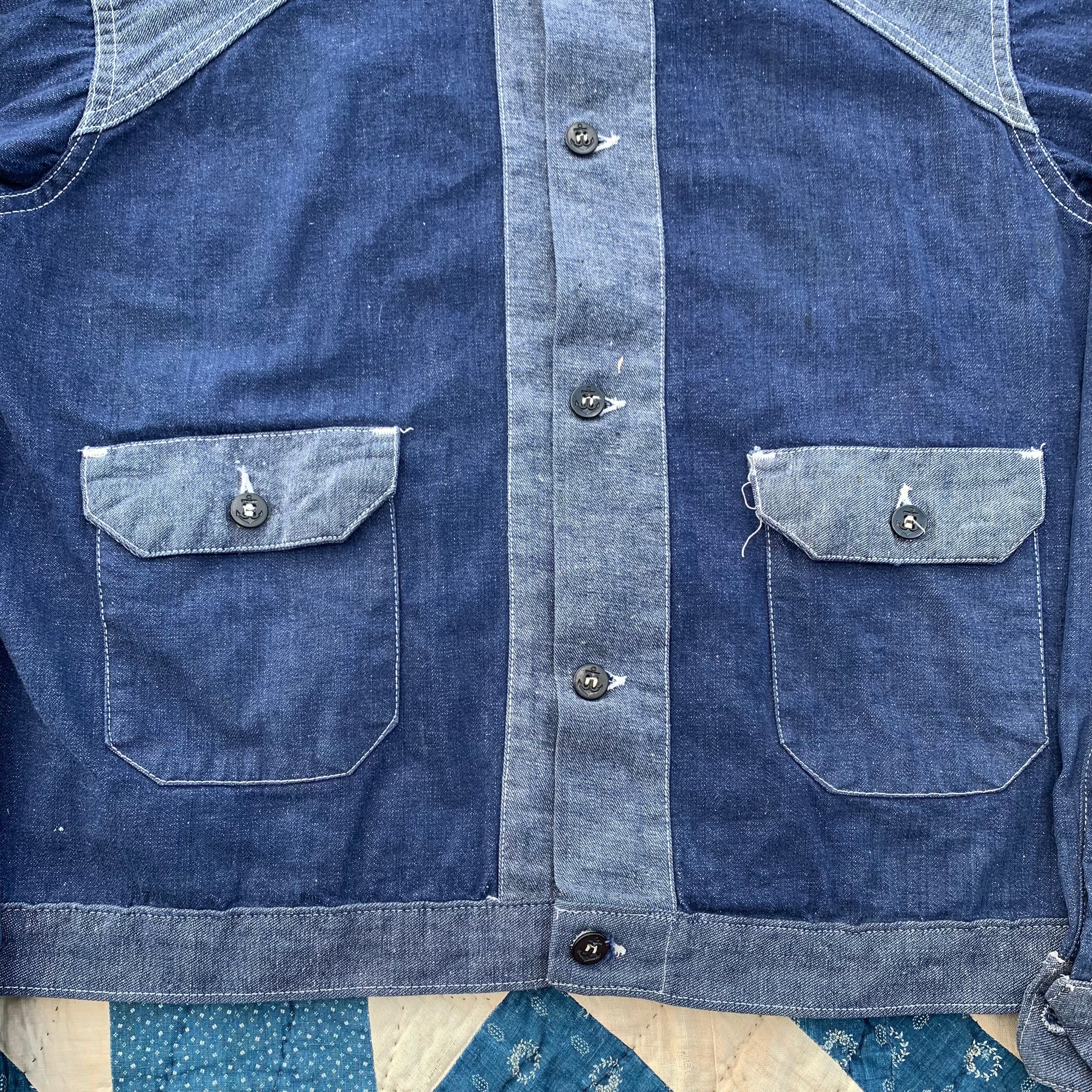 1950’s/60’s Two Tone Denim Jacket M/L