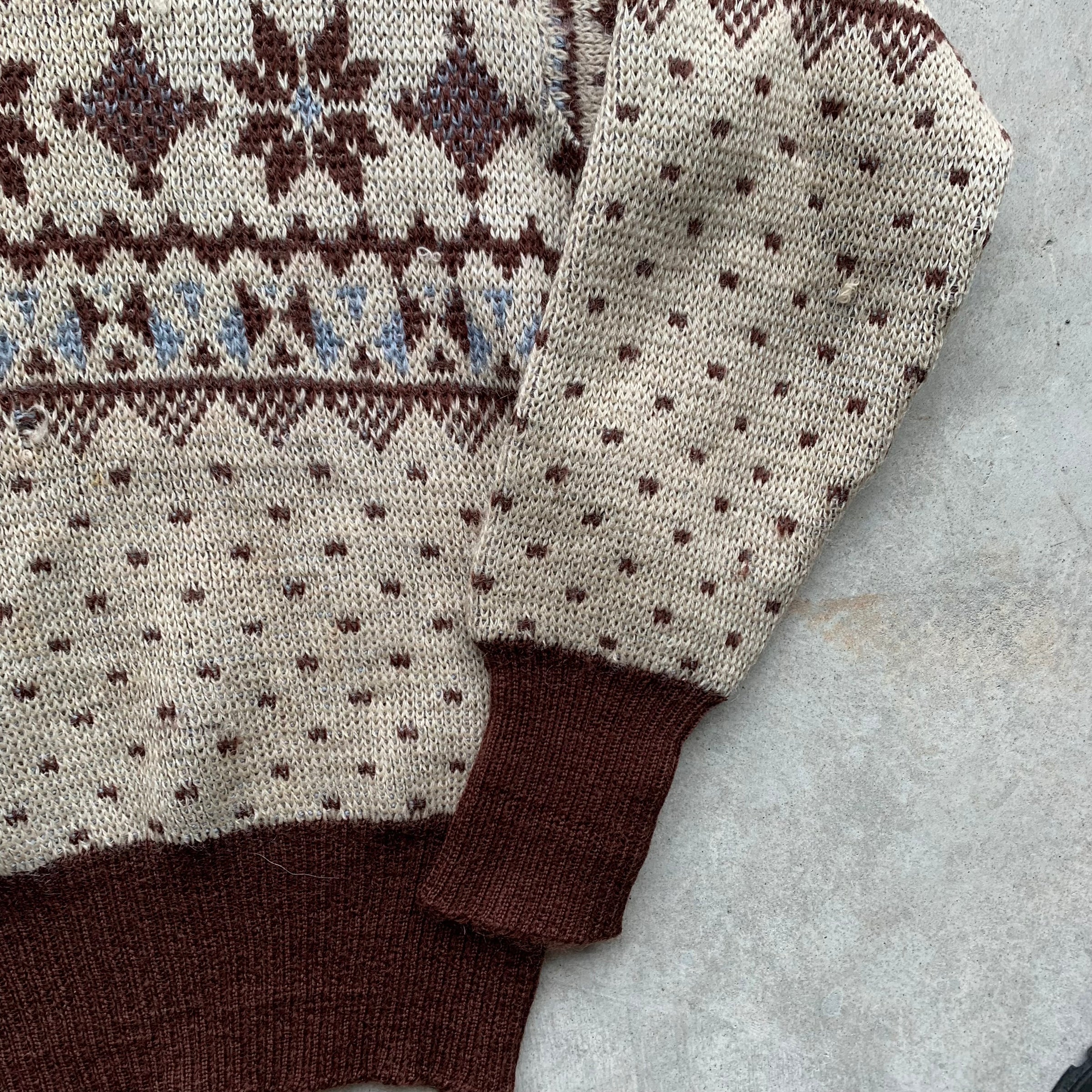 1940’s/50’s Jantzen Wool Snowflake Sweater Size 38