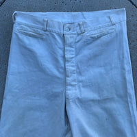 1940’s WWII Sailor Whites 32” x 30.5”