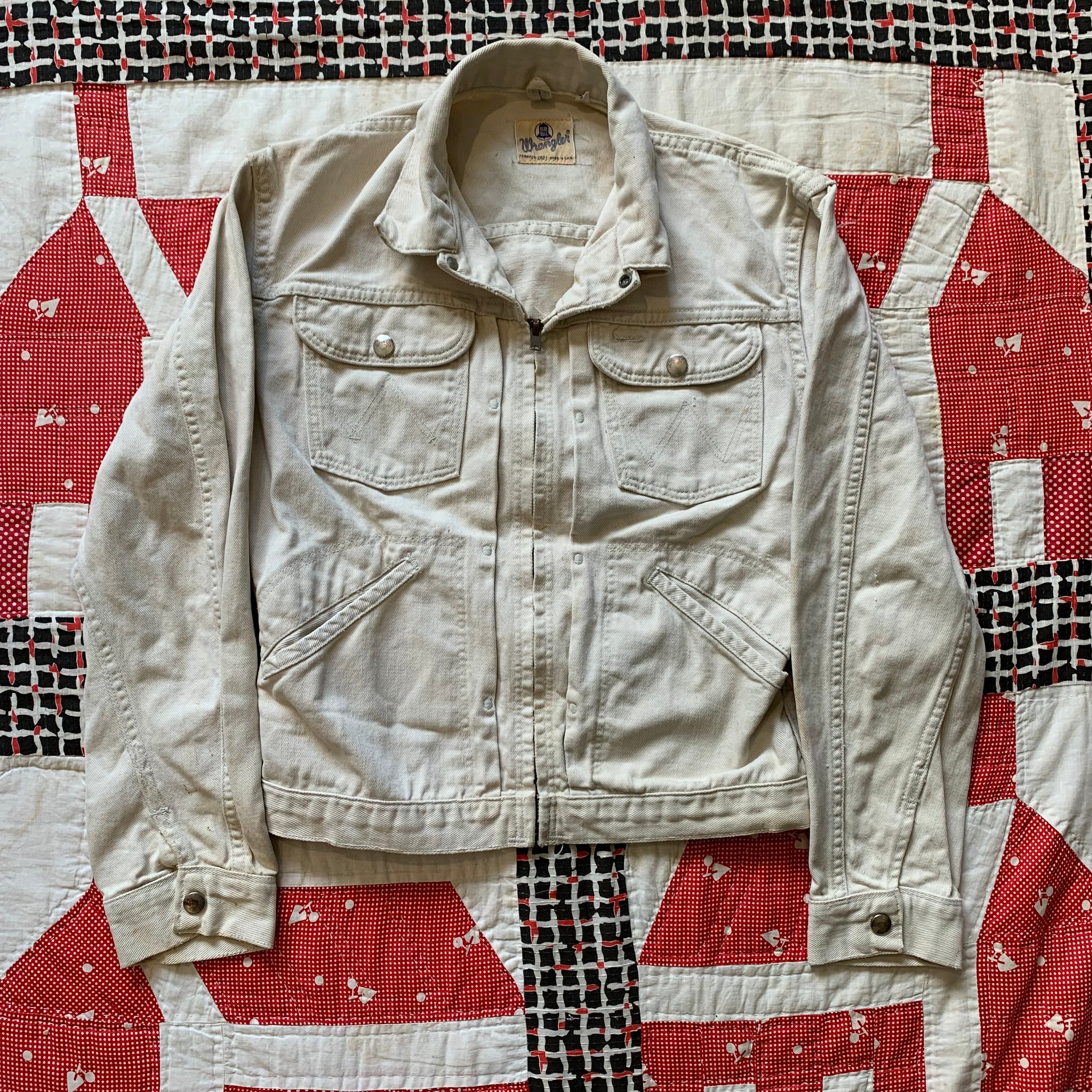 1960’s Wrangler Blue Bell Tan Denim Jacket 36