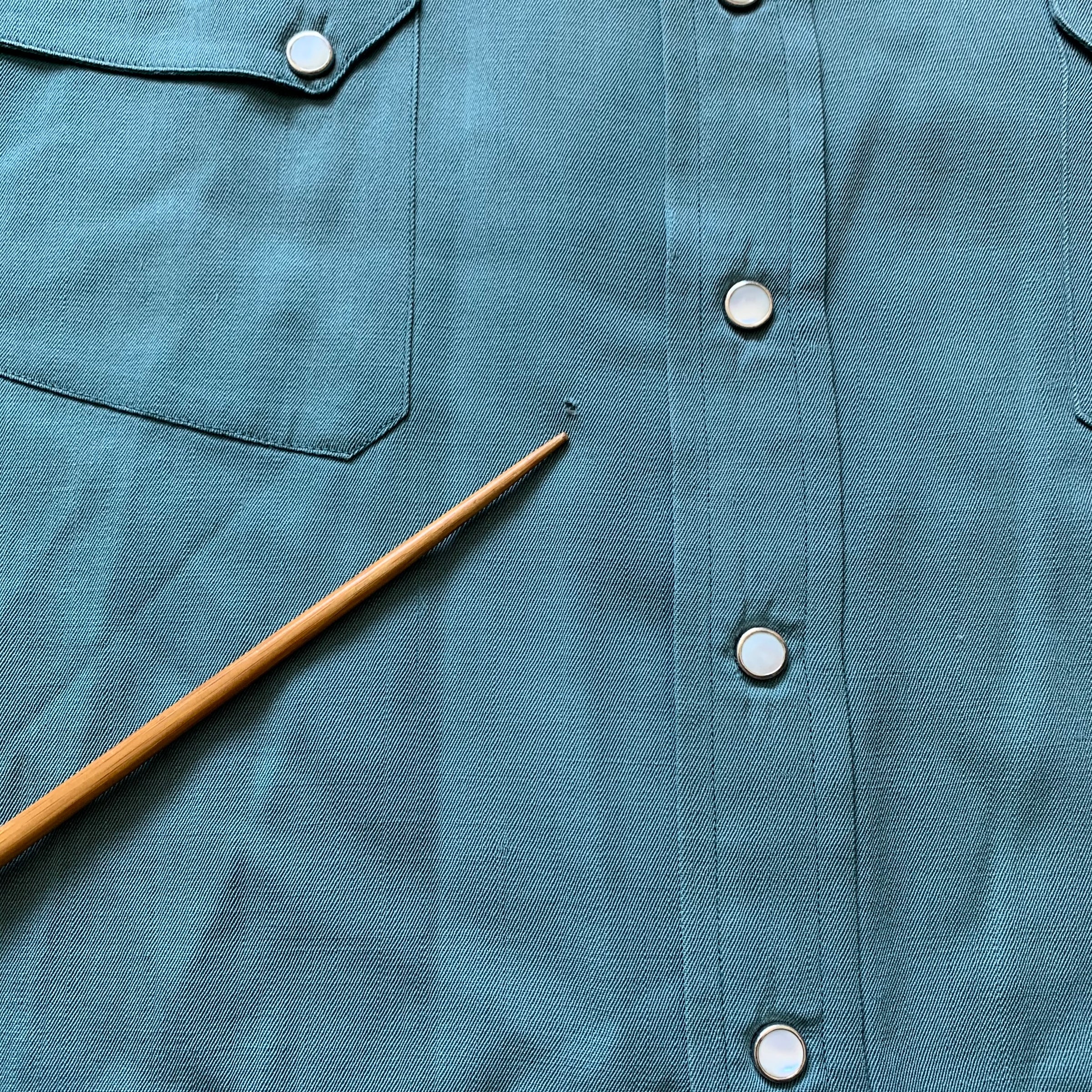 1930’s Levi’s DeLuxe Western Gabardine Shirt Large