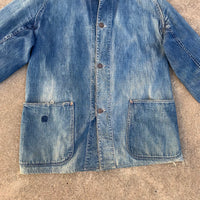 1930’s Two Pocket Raglan Denim Chore Coat