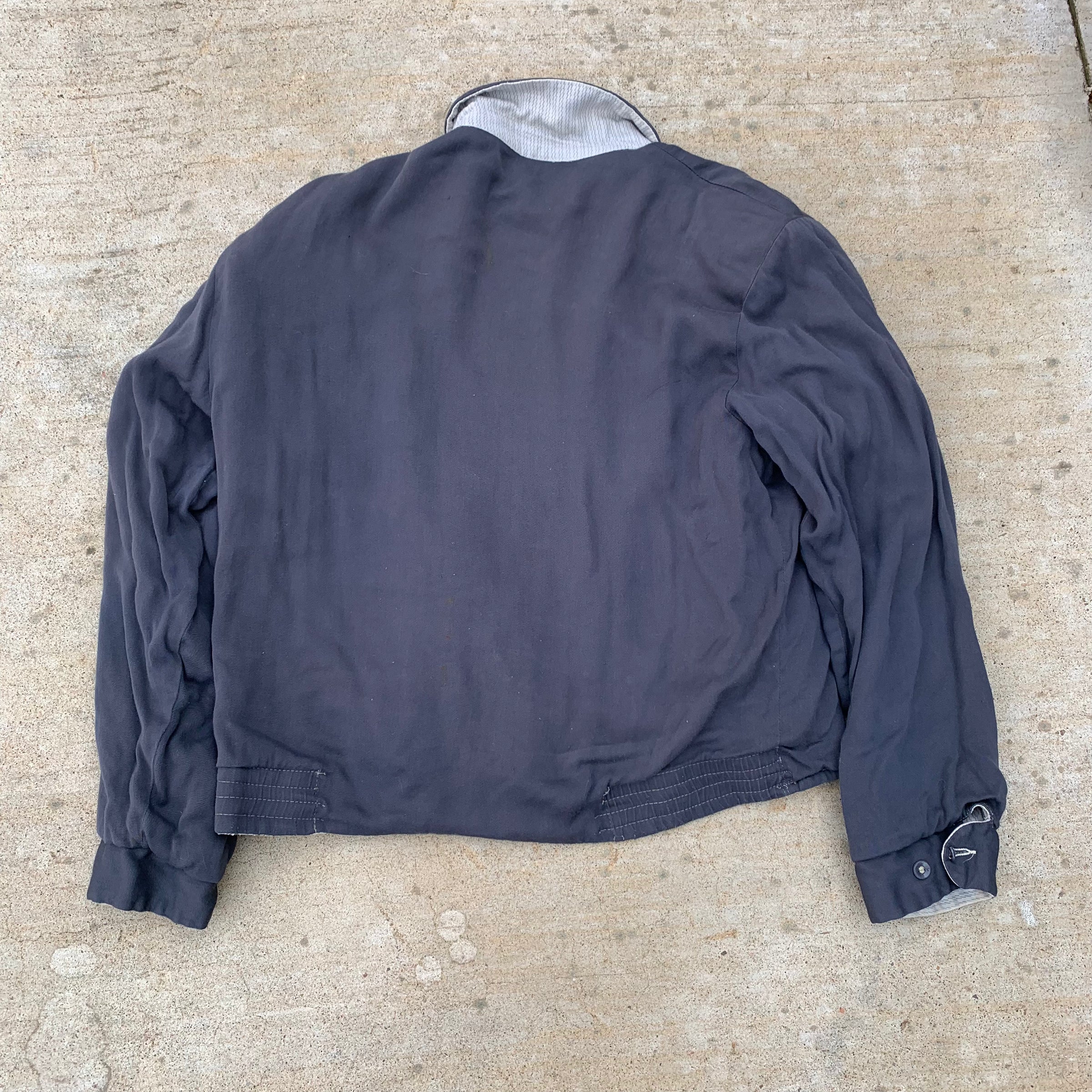 1950’s Grey Reversible Gabardine Ricky Jacket Medium