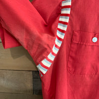 1960's Oklahoma National Guard Chainstitched Nat Nast Bowling Shirt Large