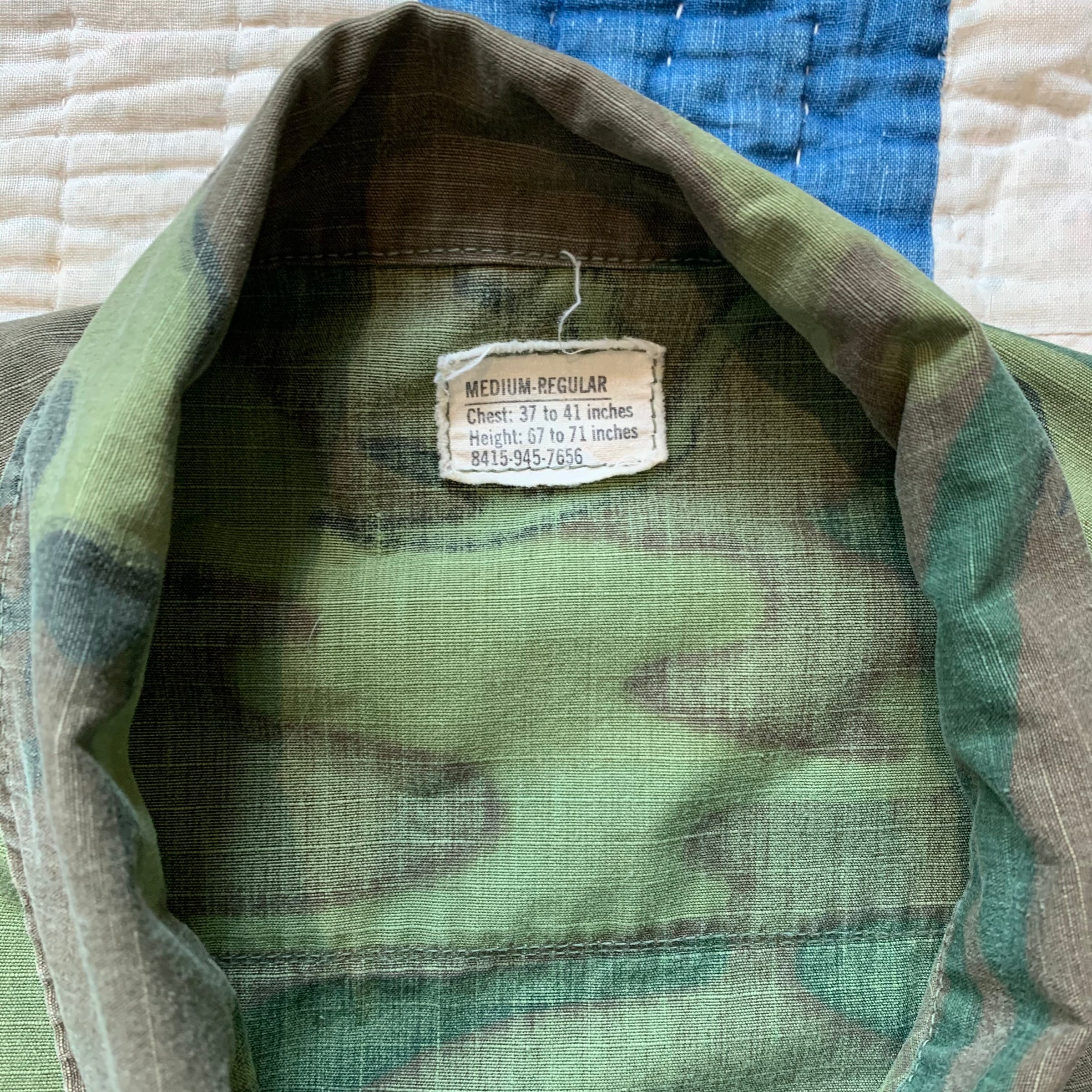 1960's Third Pattern Lowland ERDL Jungle Jacket Medium Regular