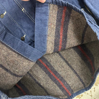 1960’s Universal Overall Co Blanket Lined Denim Chore Jacket Size 40