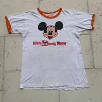 1960’s Walt Disney World Mickey House Ringer T-Shirt Large