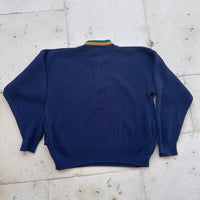 1990’s Eddie Bauer Cotton Quarter Zip Sweater Large