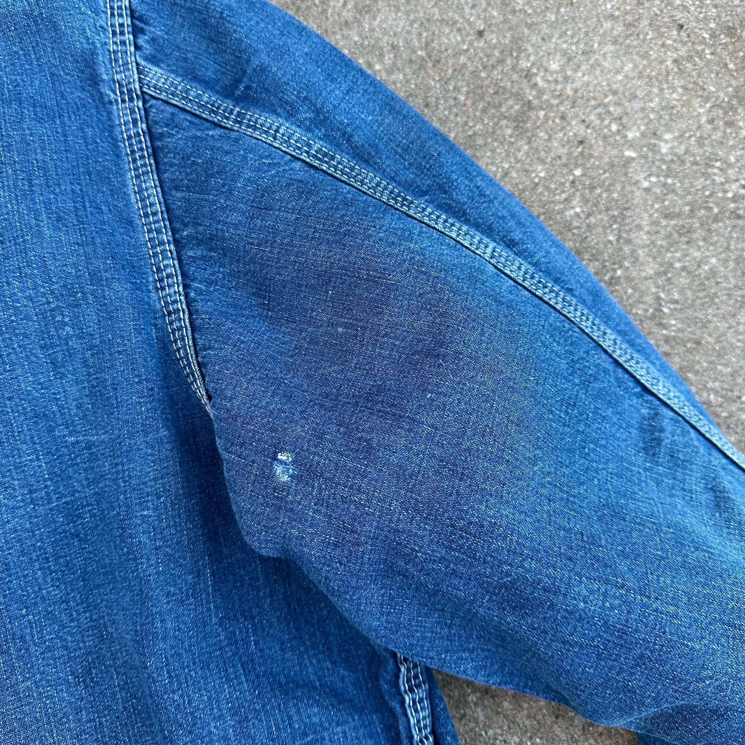 1970’s Sears Blanket Lined Denim Chore Coat XXL