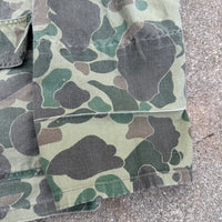 1960’s Kamo Brand 13 Star Button Duck Hunter Camo Shirt 23.5” Chest