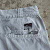 1950’s Anthony’s Buckhide Grey Sailcloth Cotton Work Pants 30” Waist