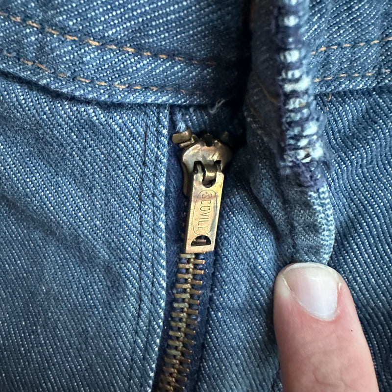 1960’s Roebucks Frog Pocket Denim Jeans 36” Waist