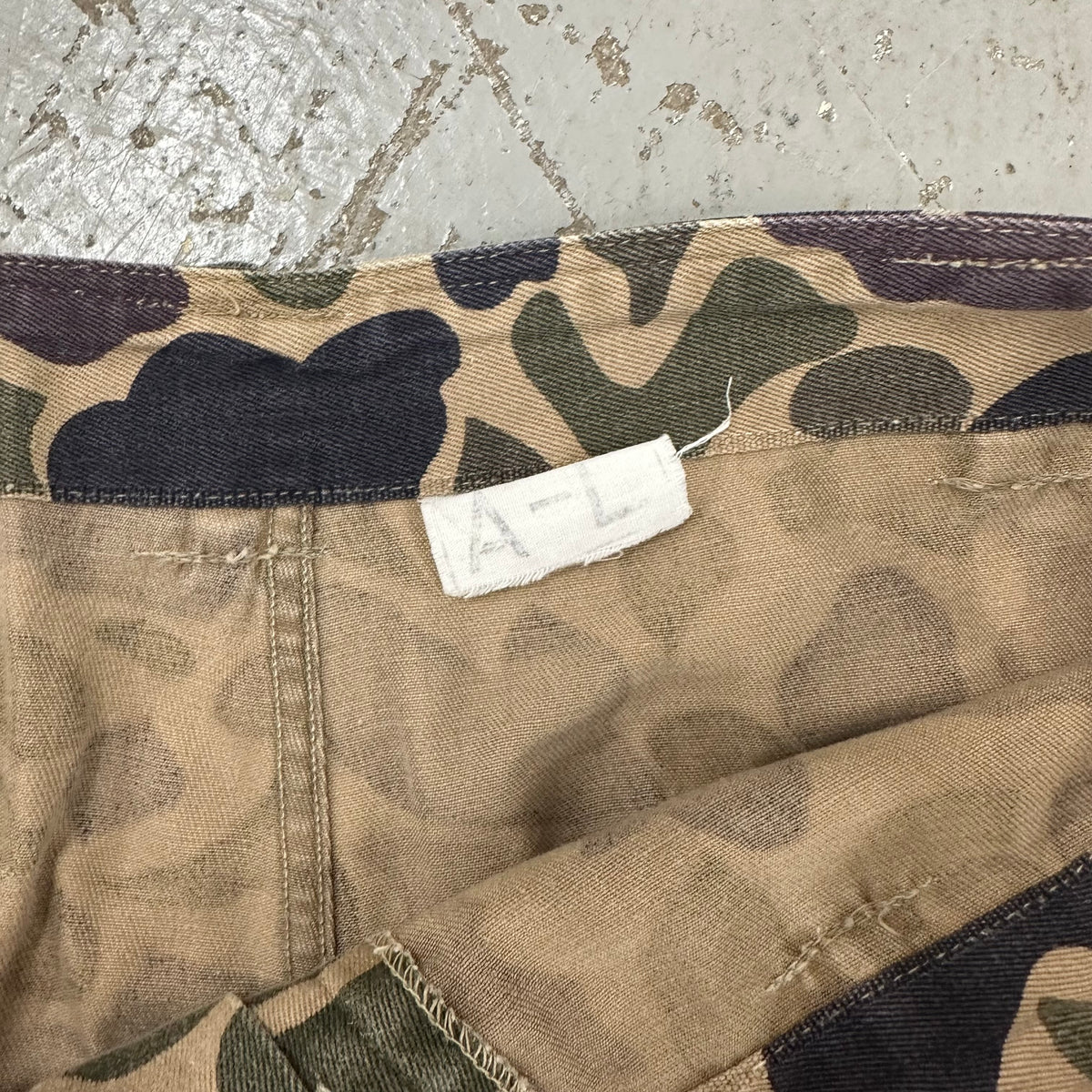 1960’s Vietnam War CISO-made Beo Gam Camo Pants 33” Waist