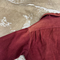 1940’s/50’s Spiegel Sun Faded Burgundy Corduroy Shirt Medium