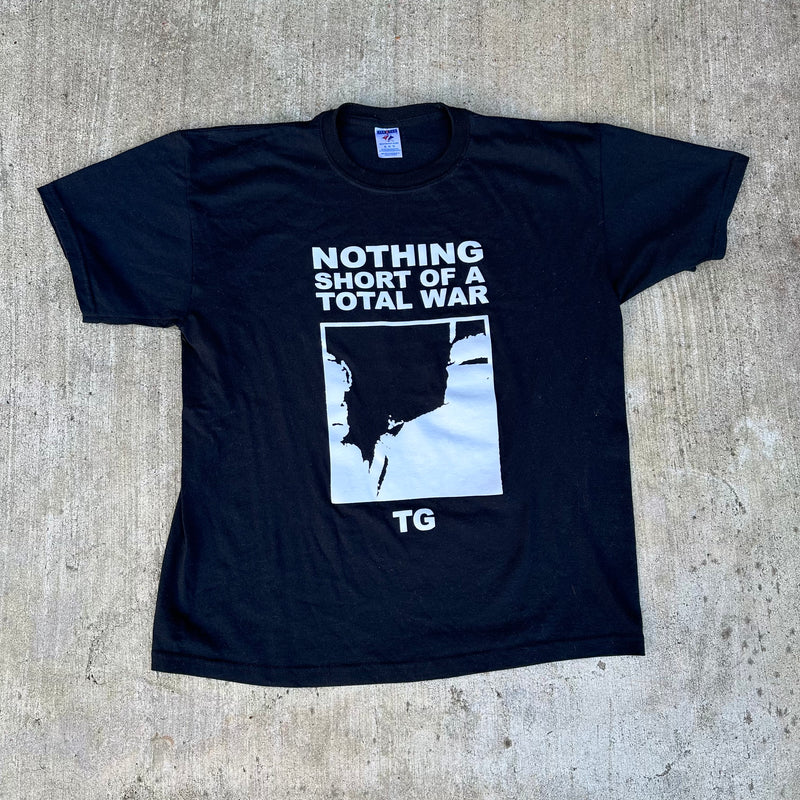 Early 2000’s Throbbing Gristle “Nothing Short of a Total War” T-Shirt XL