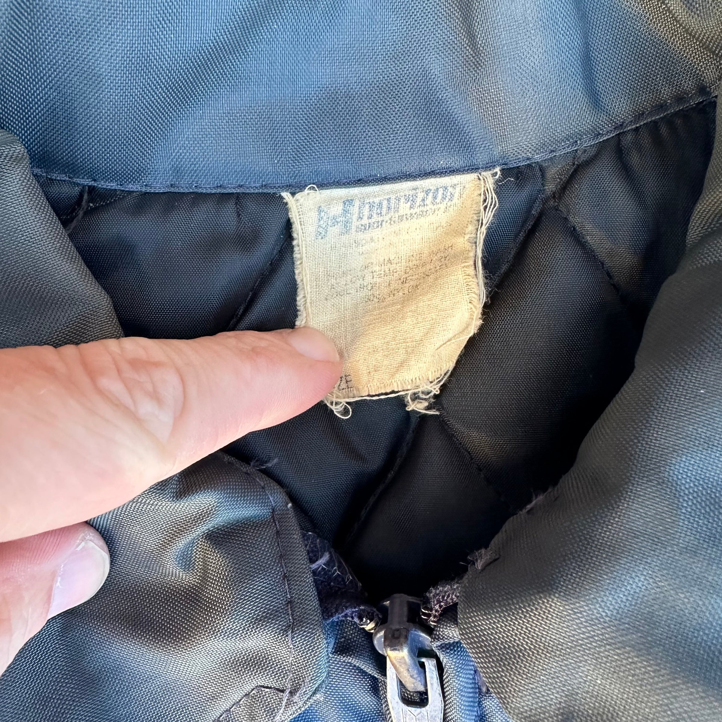 1970’s/80’s Chrysler Mopar Direct Connection Employee Quilted Work Jacket Medium